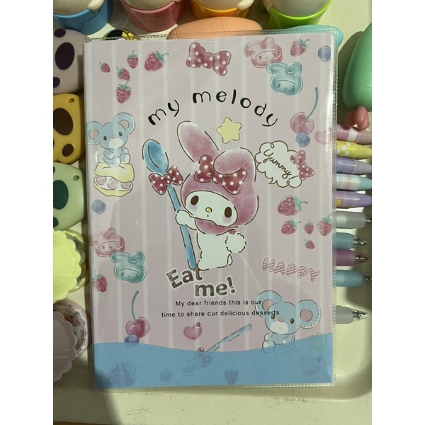 

notebook A5 cover plastik tebal free pulpen