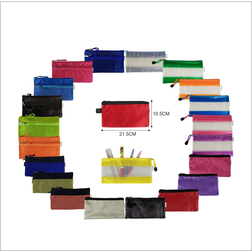 

EAGLE Zipper Pockets B6 / Tempat Pensil / Pensil Case / Pencil Case / Document Bag