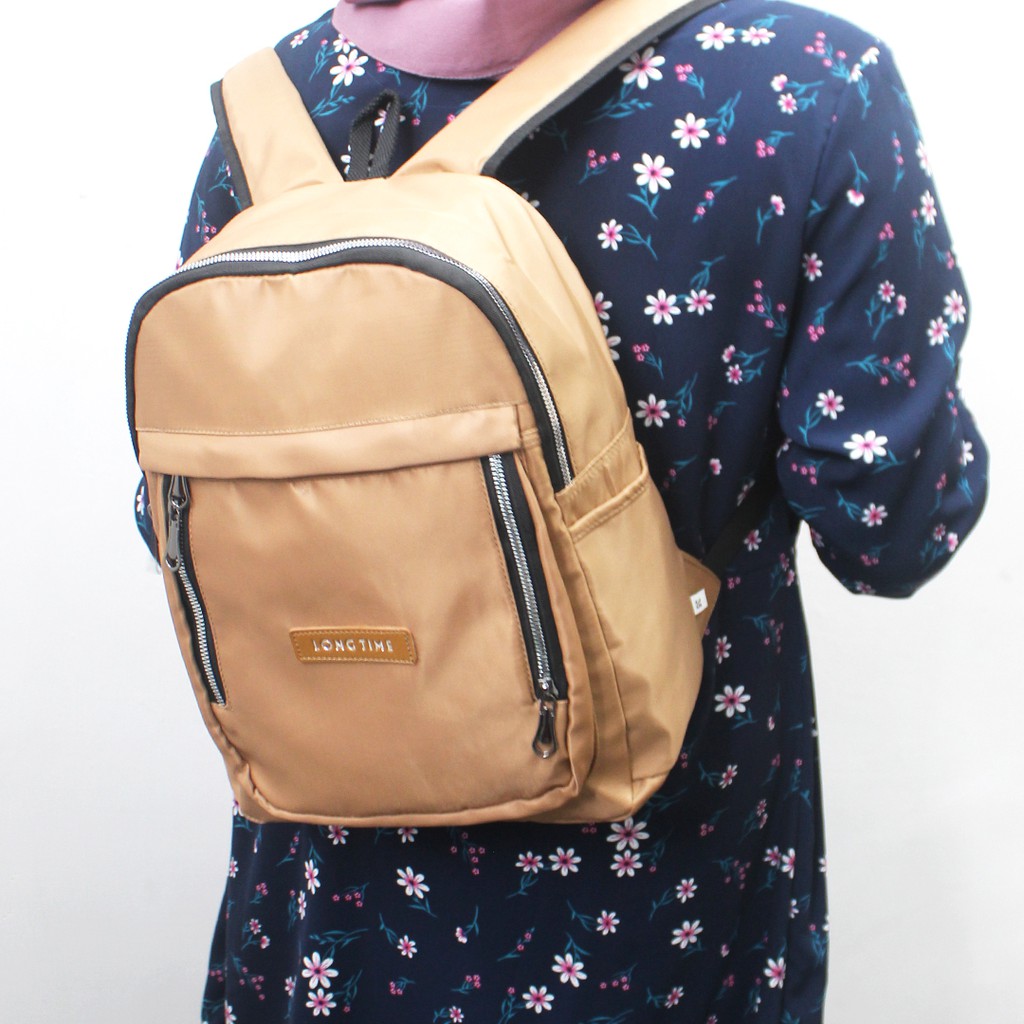 Tas Ransel Fashion Wanita Parasut Backpack Cewek Stylish Murah Waterproof Tas Gendong Kekinian