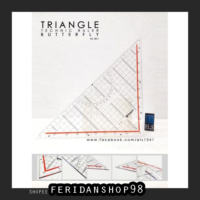 

BT594 PENGGARIS TEKNIK SEGITIGA BEST BUTTERFLY BY FERIDANSHOP98