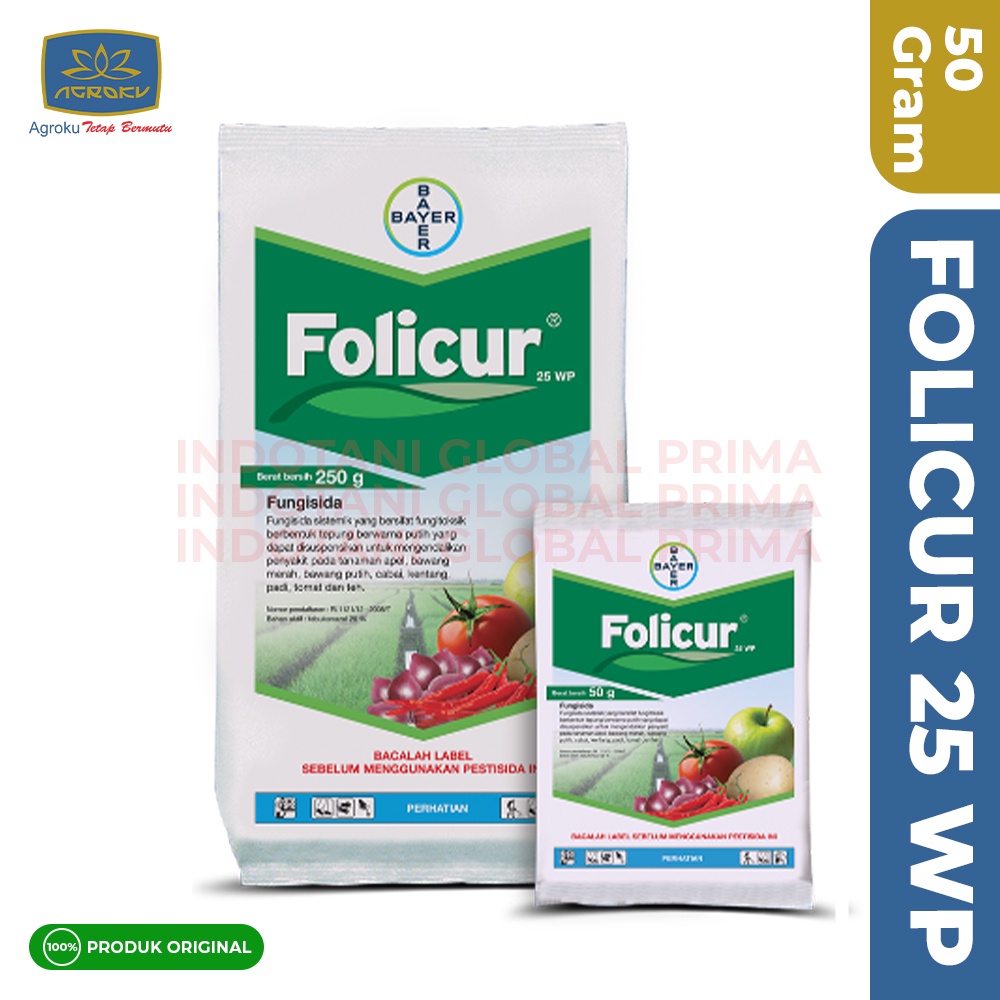 Fungisida FOLICUR 430SC - 50 gram