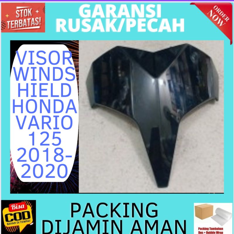 Visor Winshield Winsil Visor Honda Vario New 125 LED Vario New 150 LED 2018 2019 2020 Part Motor Ori