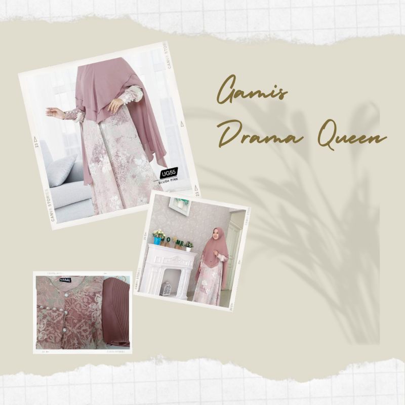 Gamis Ukhti ORI Drama Queen gamis formal busui