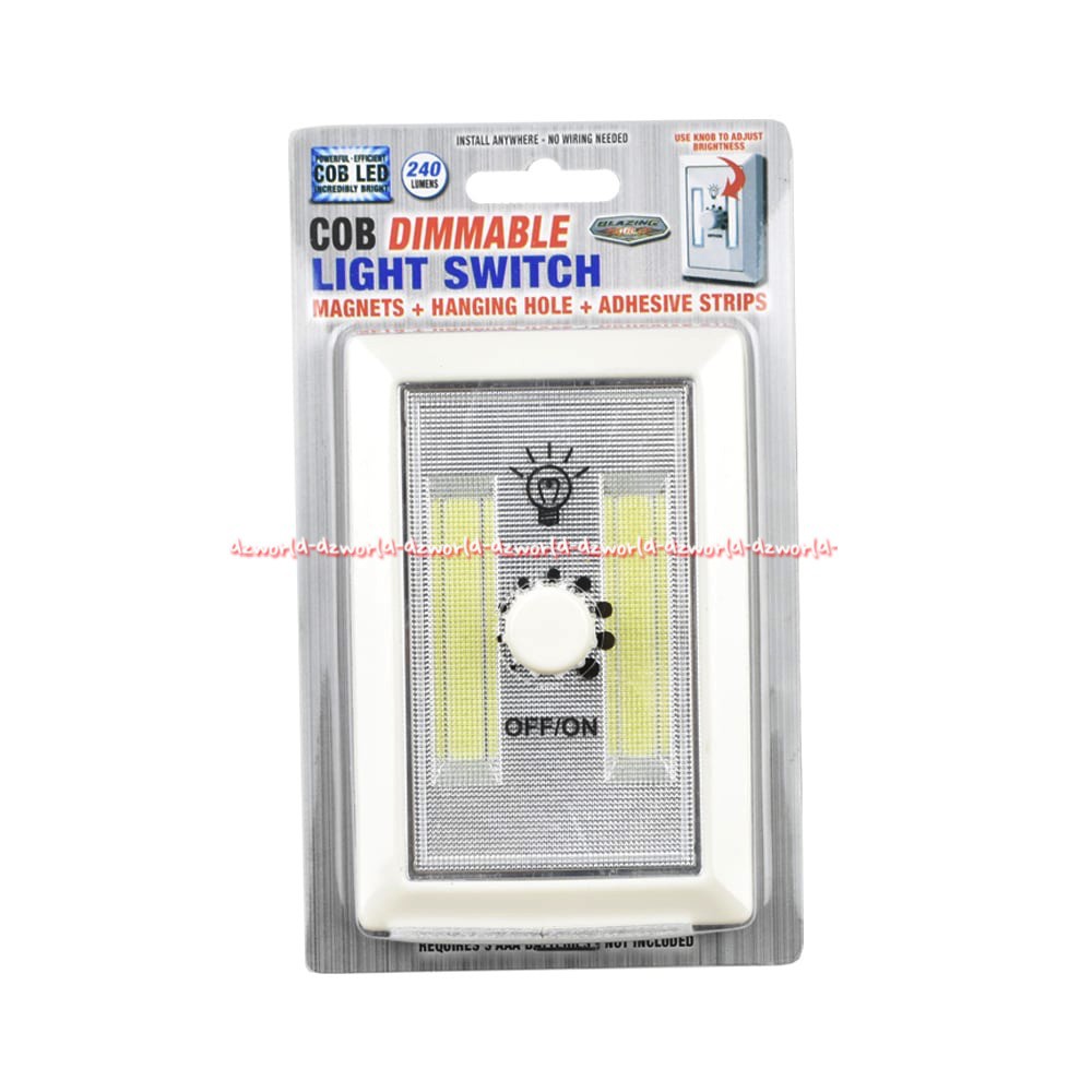 Cob Dimmable Light Switch Portable Lampu Portabel LED Cob Dengan Dimmer