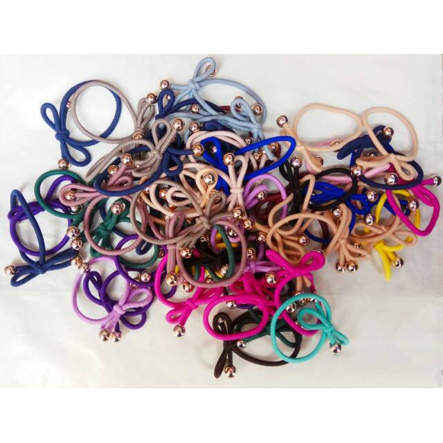 Karet rambut 12 PCS simpul tali sepatu