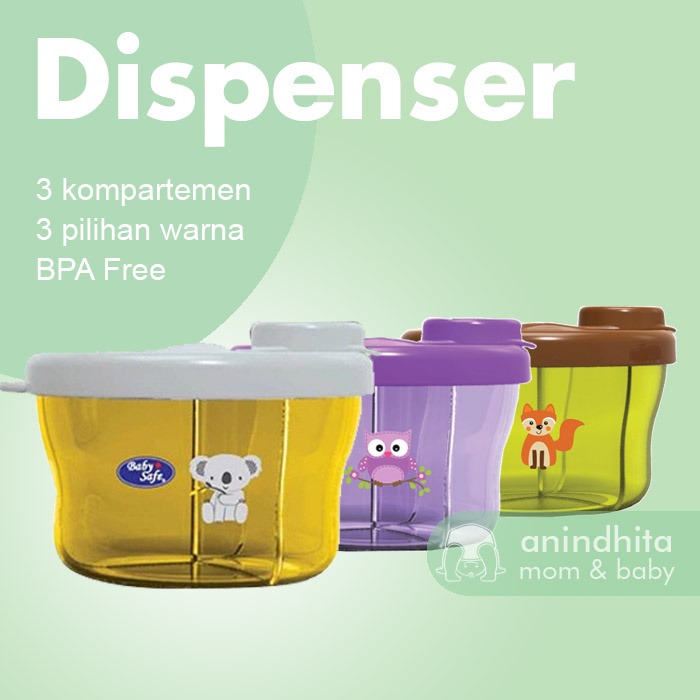 BABYSAFE Milk Powder Container | Tempat Susu Bubuk - baby safe JP031