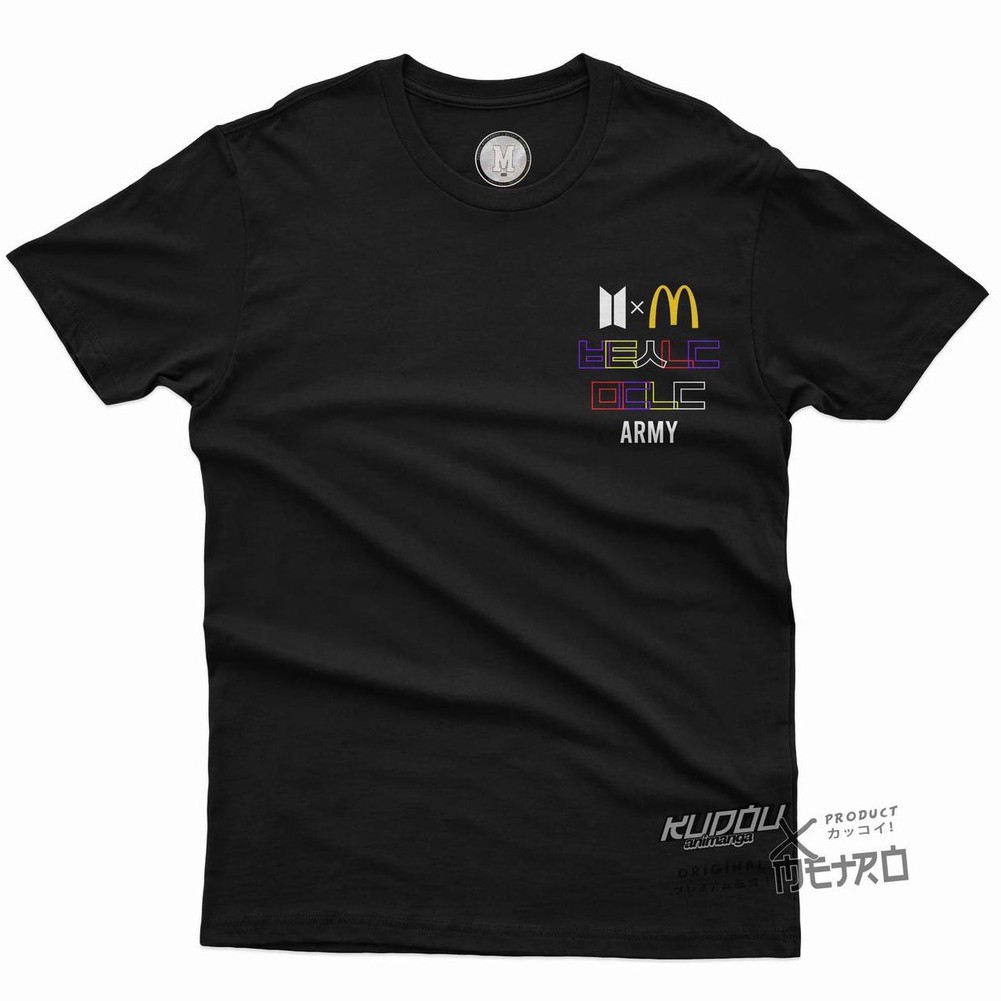 Tshirt BTS X MCD kanji Cotton Combed 24s