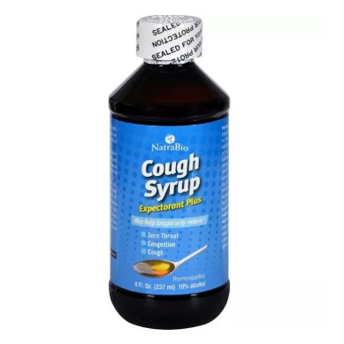 NatraBio Cough Syrup Expectorant (237 ml) Obat Batuk Sakit Tenggorokan