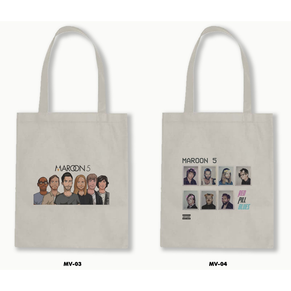 TOTE BAG BLACU - MAROON 5/MAROON FIVE