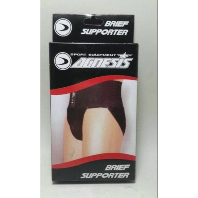 AGNESIS BRIEF SUPPORTER CELANA SPORT KORSET COWOK ANTI TURUN BERO - 100% ORIGINAL