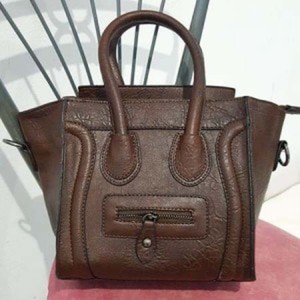tf1137 tas korea best quality leather handbags (coklat tua)