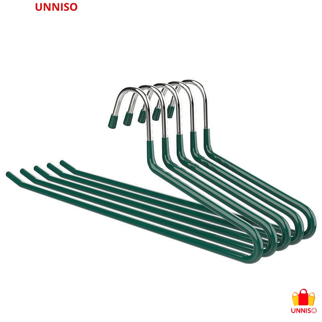 UNNISO - Hanger Baju Stainless Steel Celana Panjang Anti Slip