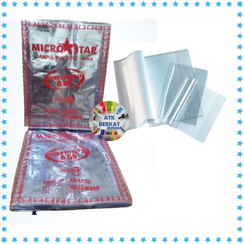

Sampul plastik buku tulis selip 12 bh