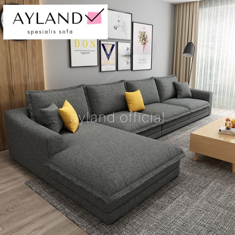Sofa Murah Minimalis Leter L Ruang Tamu
