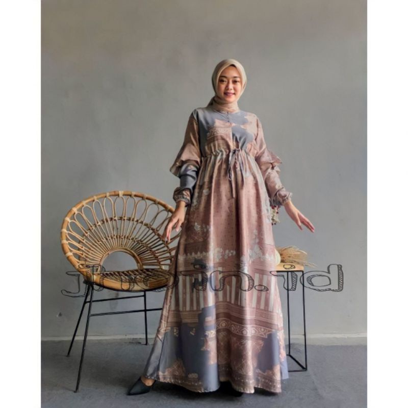 Gamis Maxmara Dior Silk Premium//Gamis Maxmara Lux Premium-Laudya Rose Baby