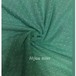 Bahan tiledot/Kain tile polkadot/mint