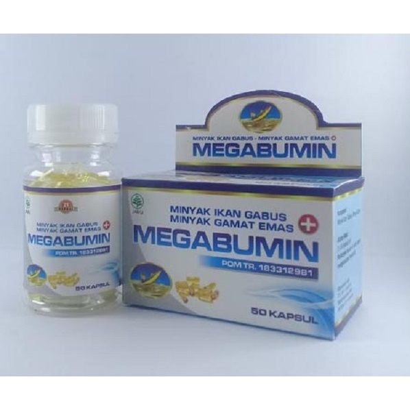 MEGABUMIN 50 kapsul minyak ikan gabus