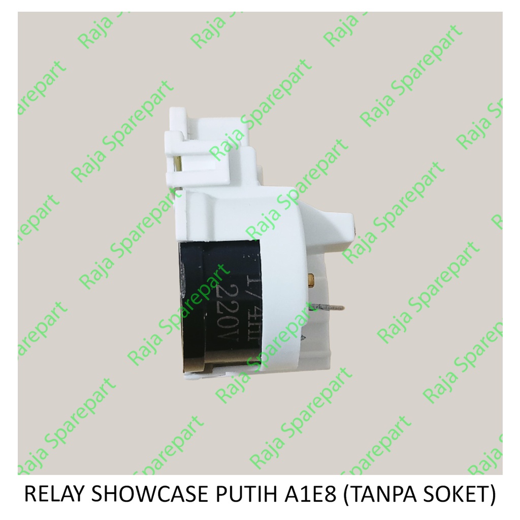 RELAY SHOWCASE PUTIH A1E8 Tanpa Soket