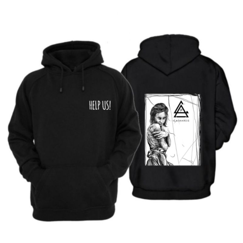 HOODIE JAKET SWEATER CATHARSIS HELL US LOGO CHAPTER 100% PREMIUM