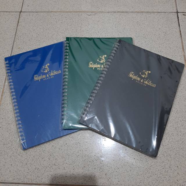 

Buku Telepon & Alamat Green Leaf PCAZ-30 / Telephone & Addresses Book