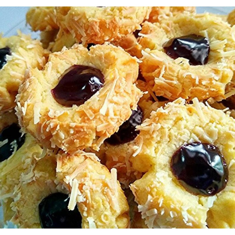 

KUE THRUMBPRINT BLUE BERRY ENAK