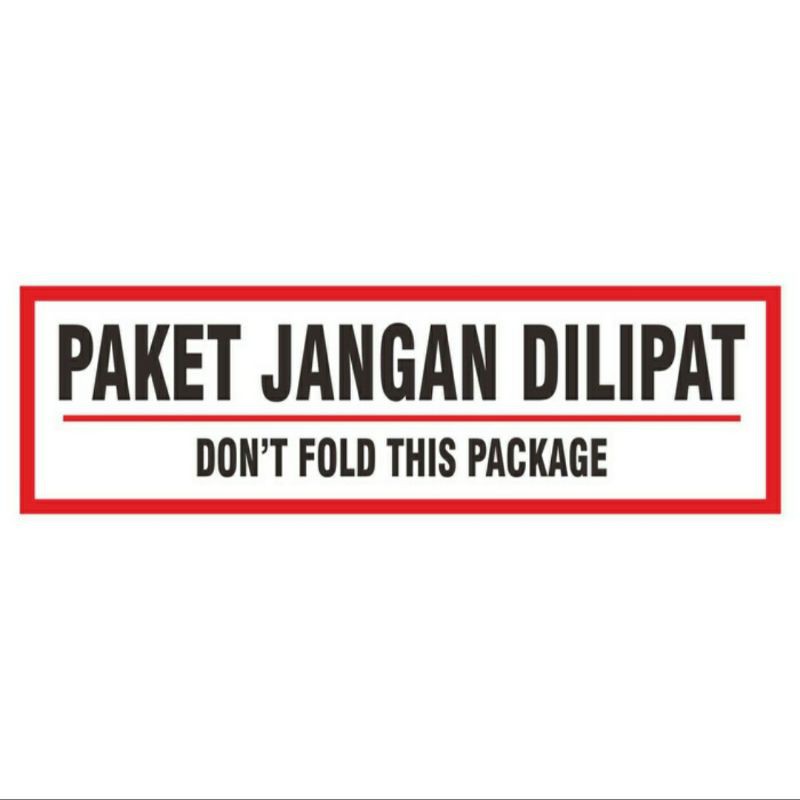 

ATIKER HVS PAKET JANGAN DILIPAT 15x5CM