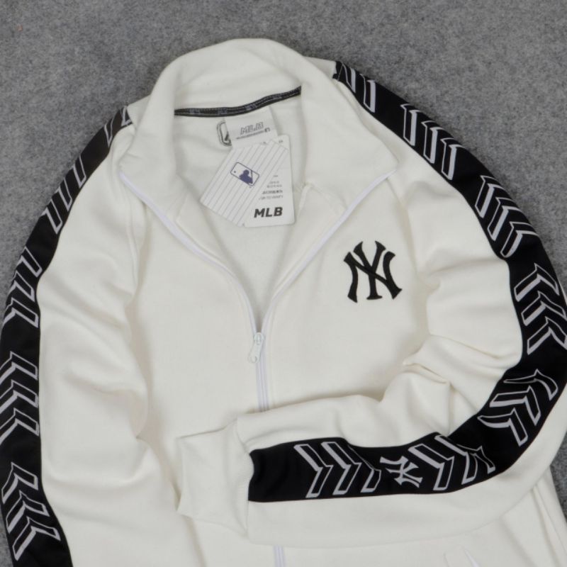 TRACKTOP ZIPPER NY MLB TAPED PUTIH AUTHENTIC FULLTAG &amp; LEBEL