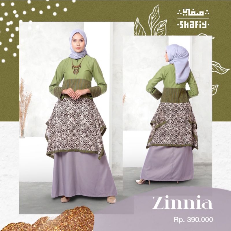 Shafiy Batik Gamis Etnik GBL Zinnia