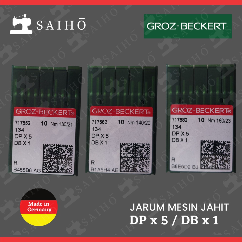 Groz Beckert DPx5 / DBx1 Jarum Mesin Jahit