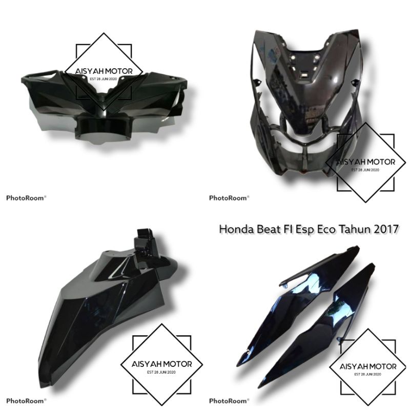 Bodi Halus Honda Beat FI ESP ECO Warna Hitam