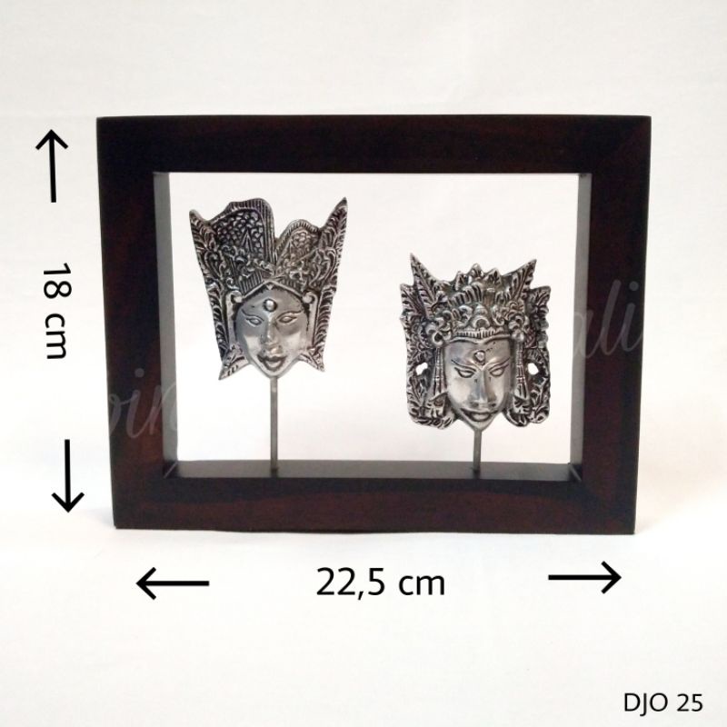 hiasan dinding frame penari bali dekorasi cantik pajangan dinding janger bali souvenir bali cantik