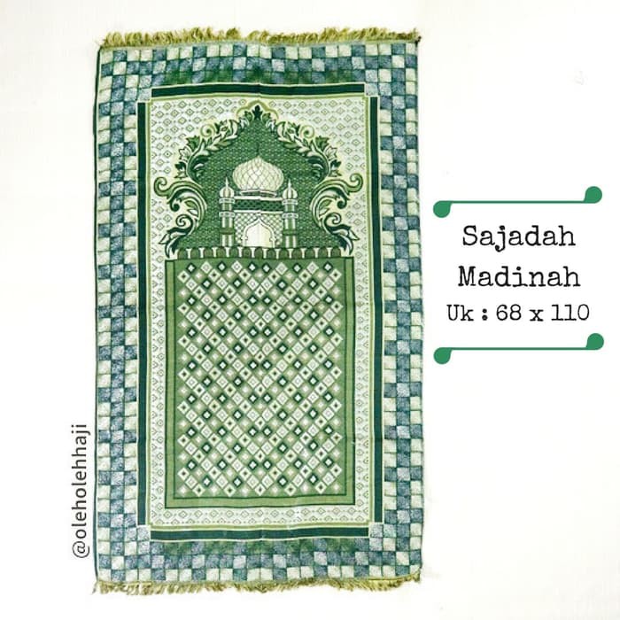 Sajadah Madinah/Sajadah Traveling/Sajadah Murah/Oleh Oleh Haji & Umroh