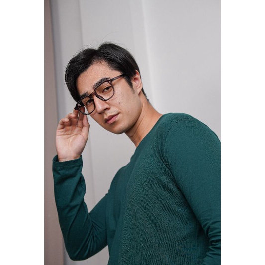 Kaos Polos Lengan Panjang 100%ASLI Cotton Combed 30S-5. Pjg.HIJAU BOTOL