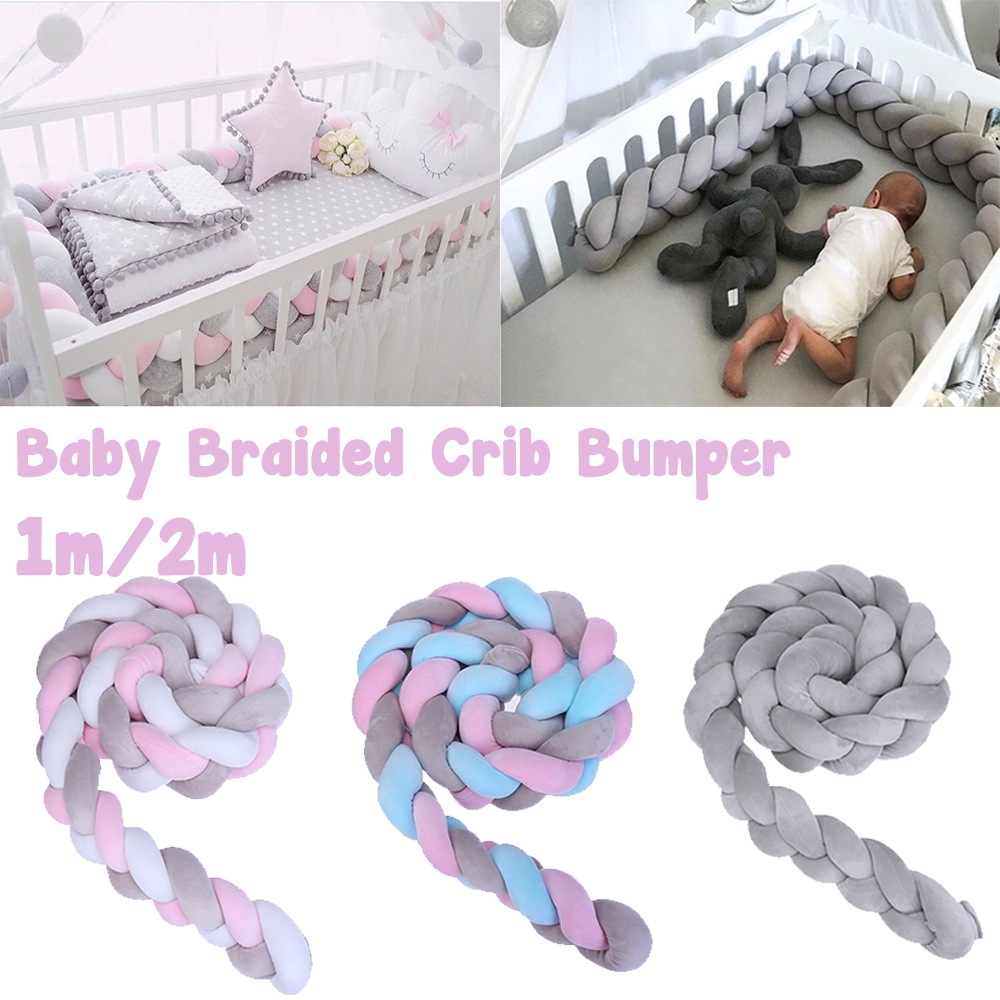 plush crib bumper