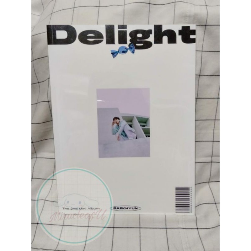 ALBUM DELIGHT BAEKHYUN MINT VER. ONLY +FOLDED POSTER