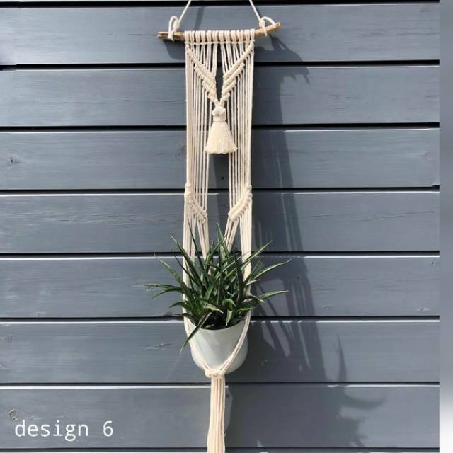 Pot gantung hanger plant hanging macrame rajut