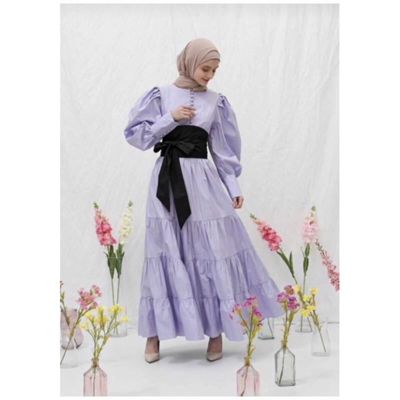 Gamis obi Lilac Premium ori by Vivorie