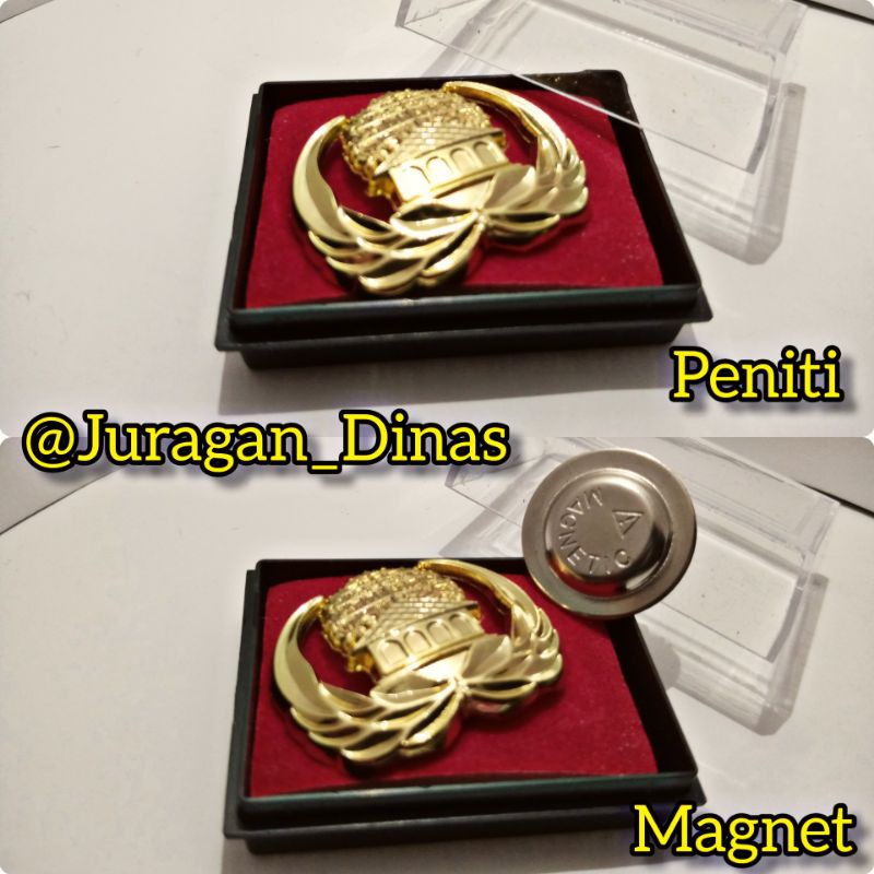 Pin Korpri Peniti Magnet Bangkok Standar ASN include box