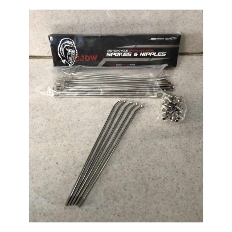 Ruji depan KLX dtracker CRF  ring 17 stainless CJDW 9*185