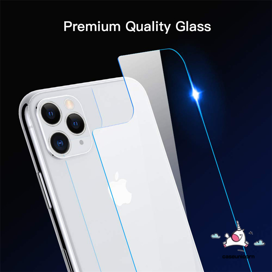 IPHONE Depan+belakang Full Cover Pelindung Tempered Glass Untuk Iphone14 13 12 12Pro 11 Pro MAX 8plus 7plus 6 6s Plus 7 8 SE XR X XS MAX 12 Mini Bening Pelindung Layar Kaca Film