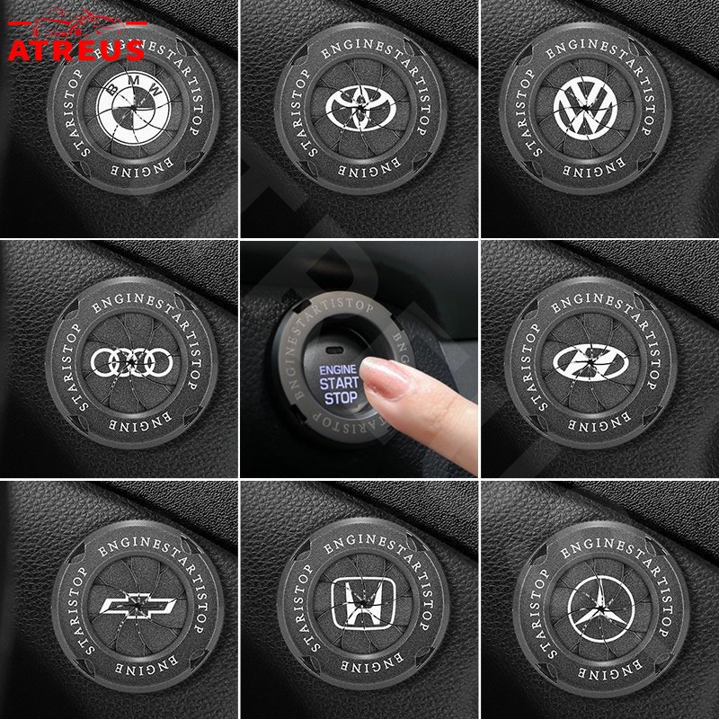 Cover Tombol Start Stop Starter Mesin Mobil Untuk Toyota Honda BMW Audi Hyundai Chevrolet Mercedes Benz