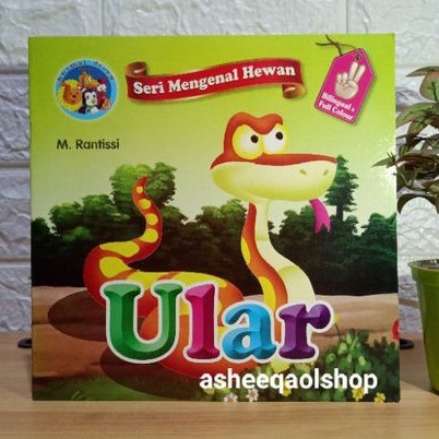 Buku Dongeng Cerita Anak Seri Mengenal Hewan Ular / Bilingual