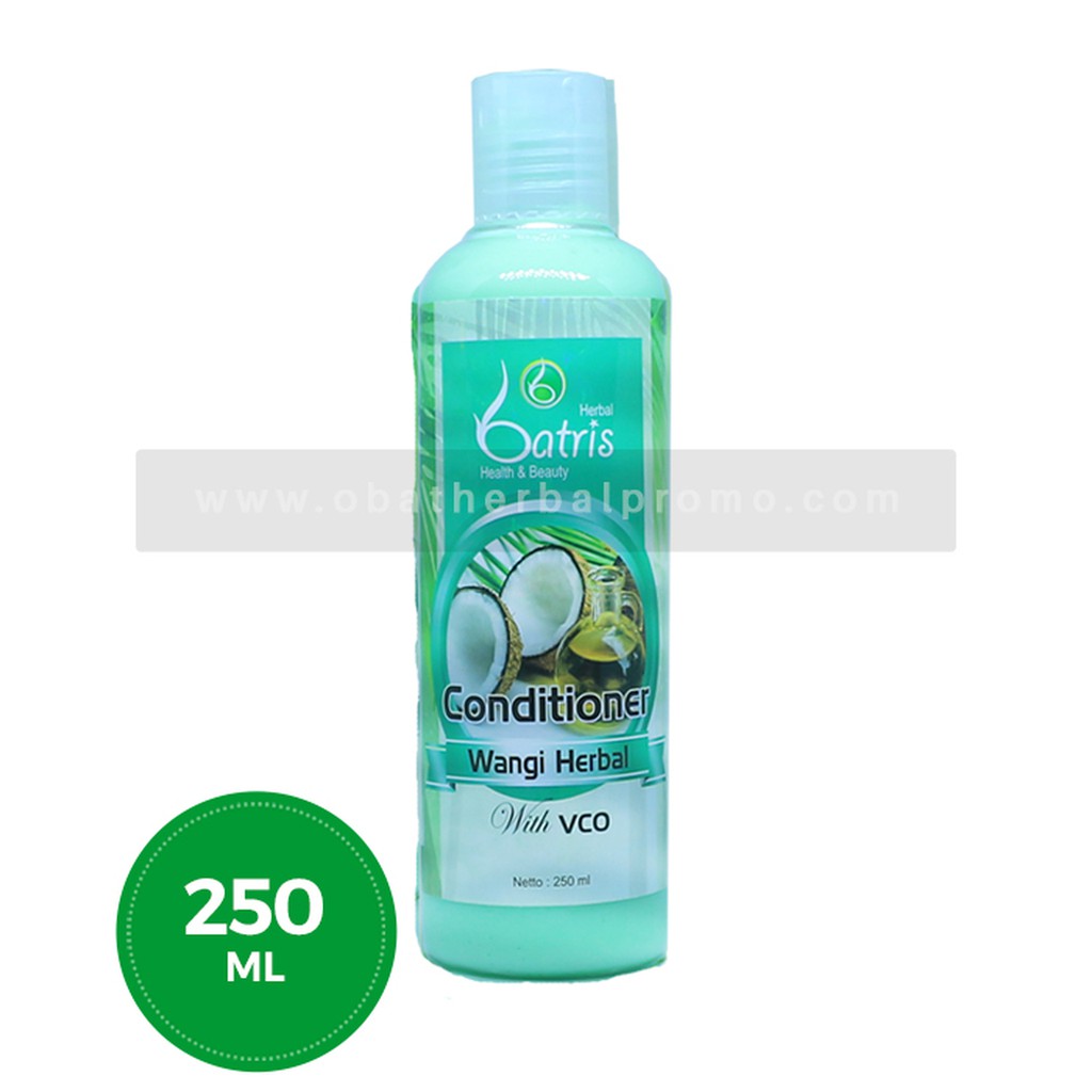 Hair Conditioner Batrisyia Herbal 250 ml, Kondisioner Premium untuk Perawatan Rambut