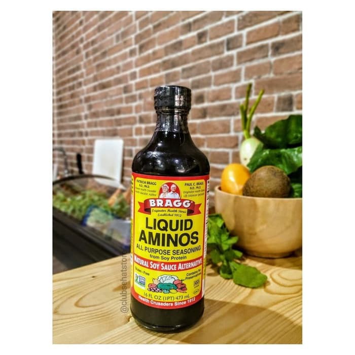 

BRAGG LIQUID AMINOS 16OZ ( 473 ML) pengganti kecap asin (Soy Sauce)