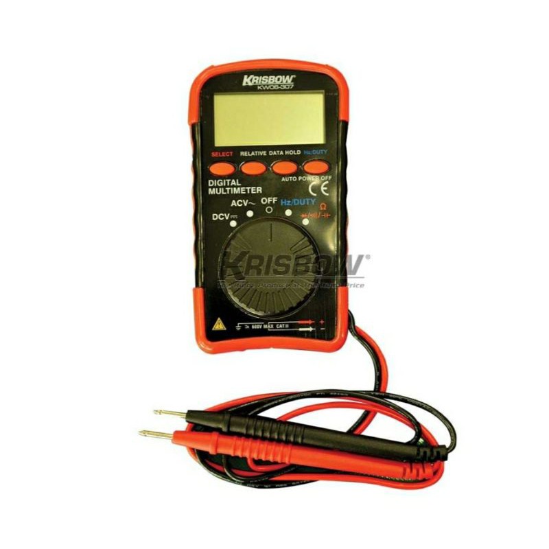 KRISBOW Avo meter digital/ POCKET DIGITAL MULTIMETER