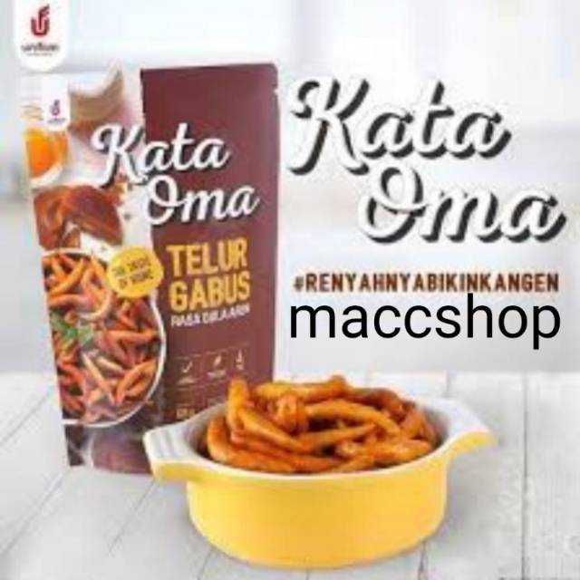 Kata Oma Telur Gabus -keju cheddar inggris dan gula aren original telor snack cemilan oleh indonesia