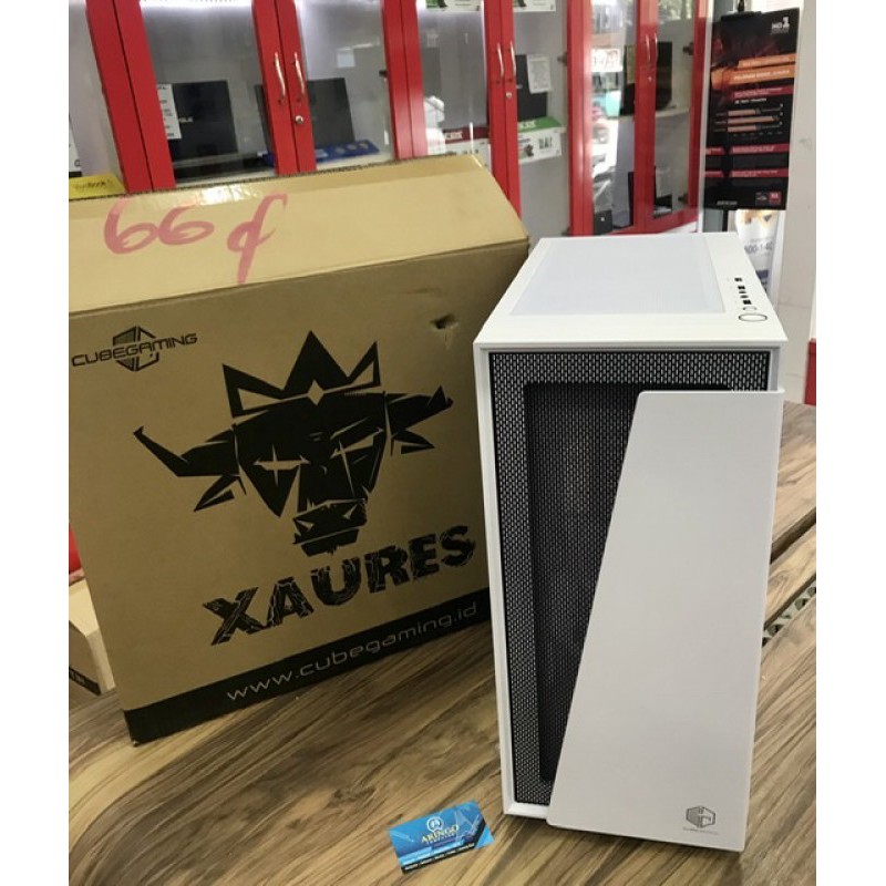 Casing Cube Gaming XAURES WHITE