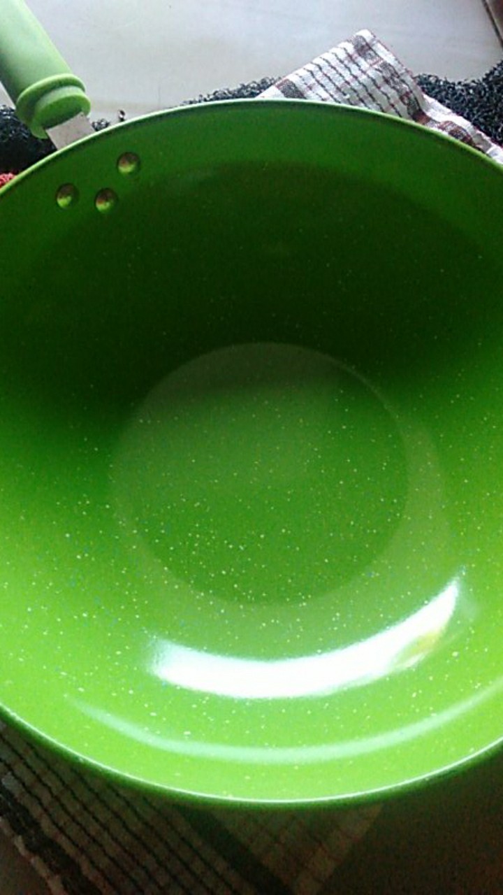 Wajan Enamel Gagang Warna Marble Frypan 34 Cm Kuaida