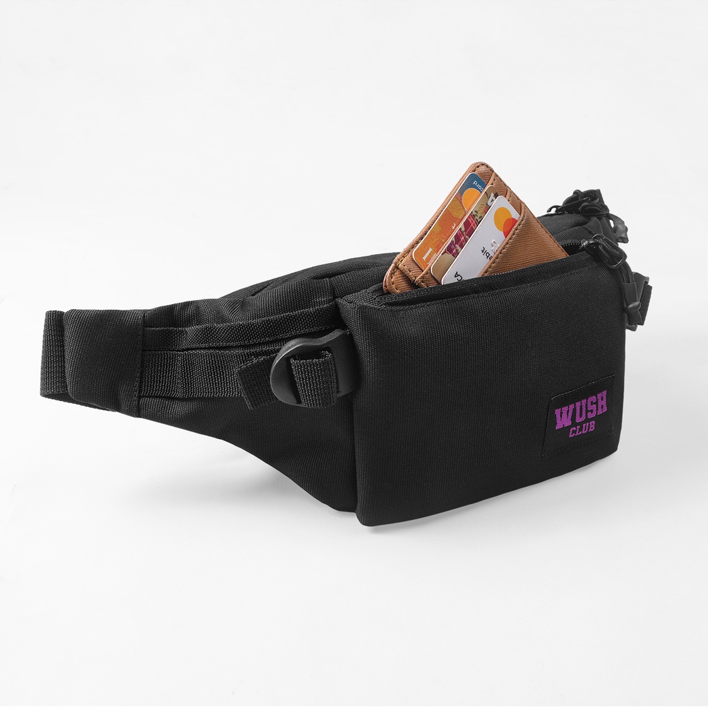 Wush Club Zues Waistbag / tas waistbag pria terbaru / tas distro / tas selempang / tas keren