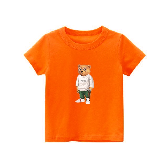 Kaos anak Stay Cool Bear kaos anak usia 1-8